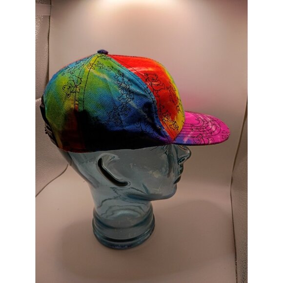 Vintage 90s Grateful Dead Snapback Tie Dyed Baseball Hat 1991 - Picture 5 of 8